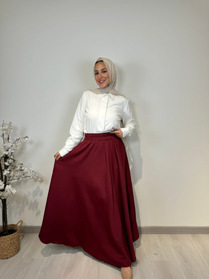 Crepe Cloche Skirt
