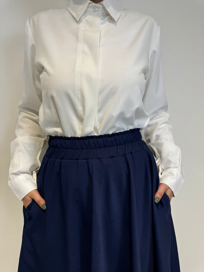 Crepe Cloche Skirt