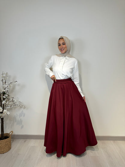 Crepe Cloche Skirt
