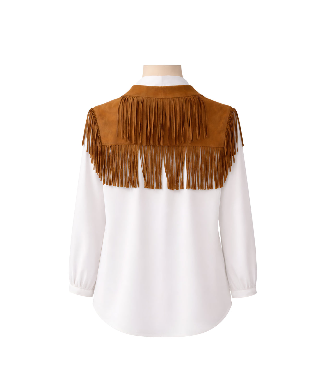 Suede Fringe Collar