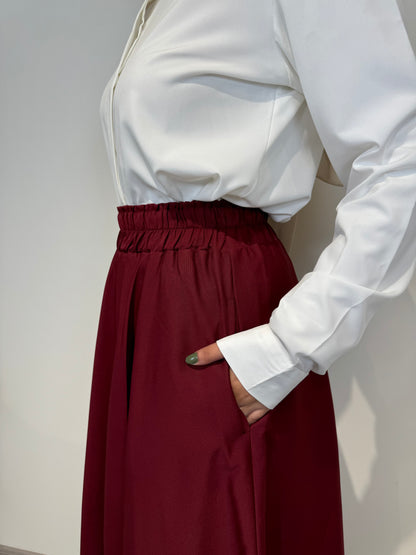 Crepe Cloche Skirt