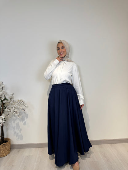 Crepe Cloche Skirt