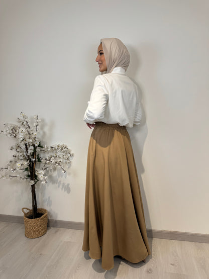 Crepe Cloche Skirt