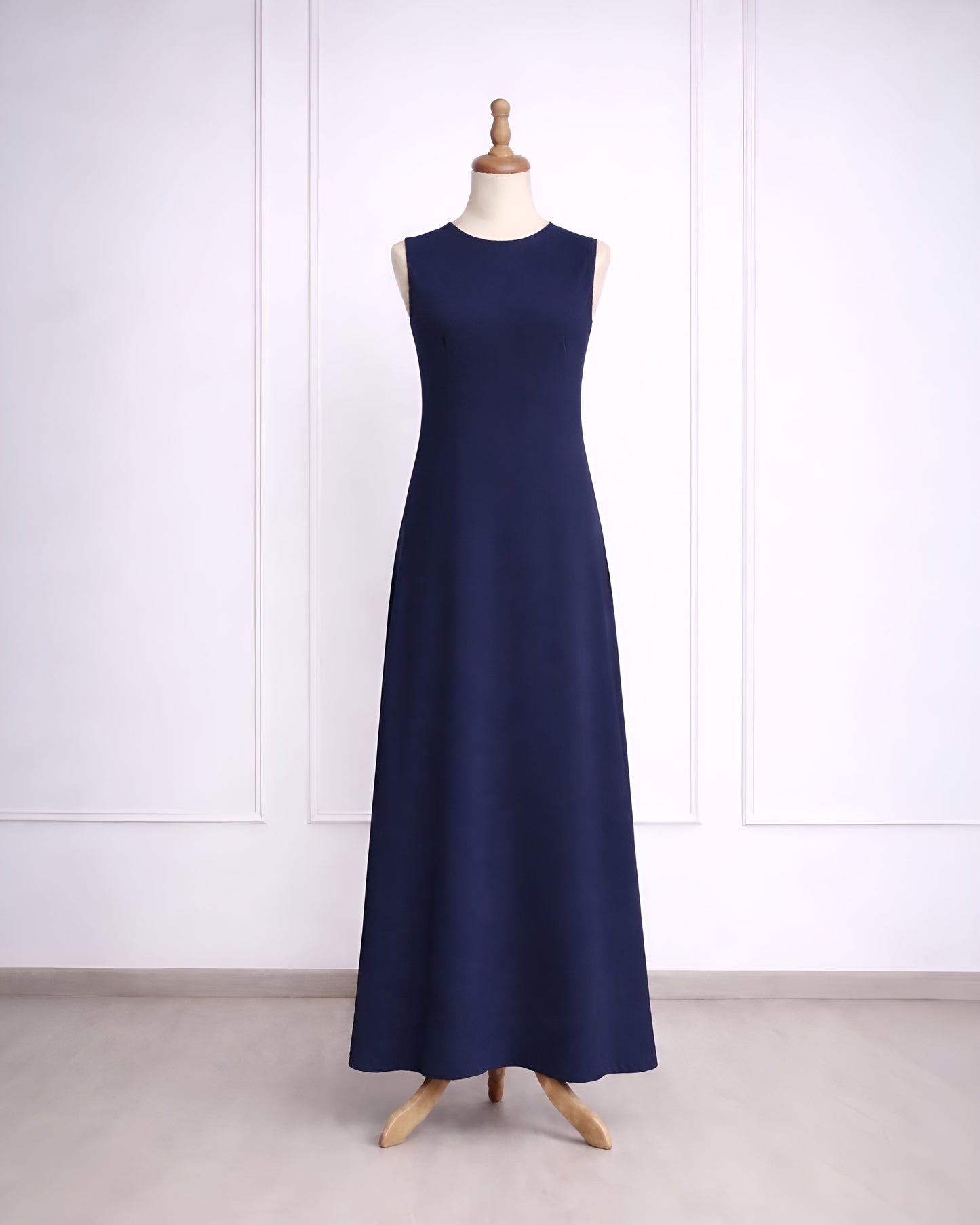 Rosetta lining maxi dress for modest layering under dresses and abayas made from lightweight smooth lining fabric