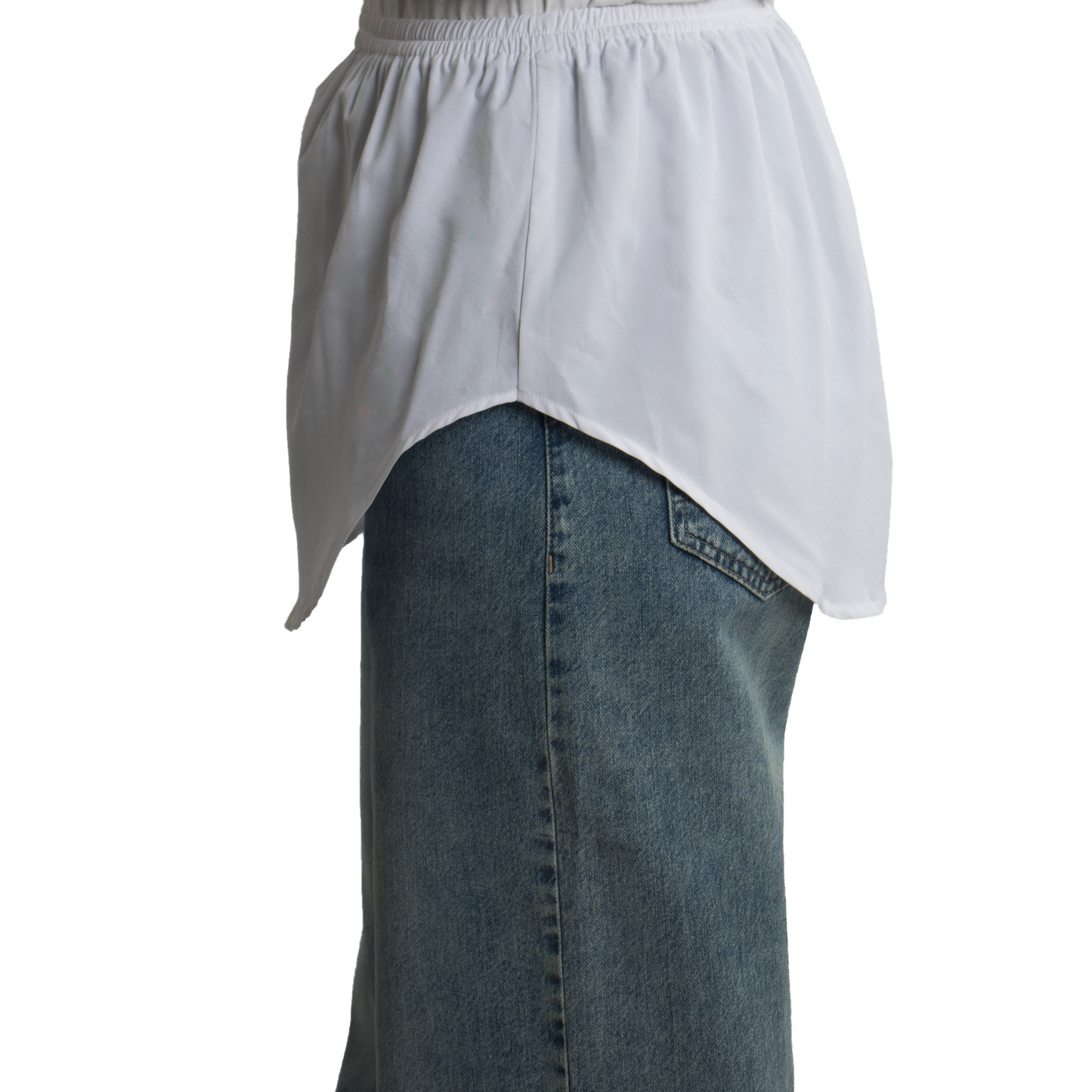 Layering Skirt for Extra Length – Modest Coverage Under Tops